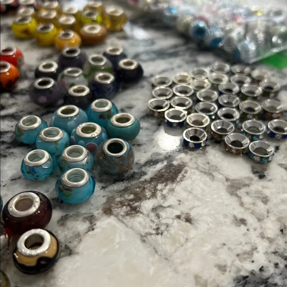 SOLD FOR SPEEDYWEEZIE Colorful Bead Collection with Silver Accents - Picture 2 of 16